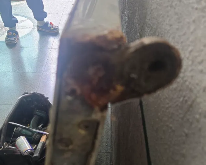 부산 북구 화명동 오피스텔 현관문 방화문 수리 사례 시공사례 사진